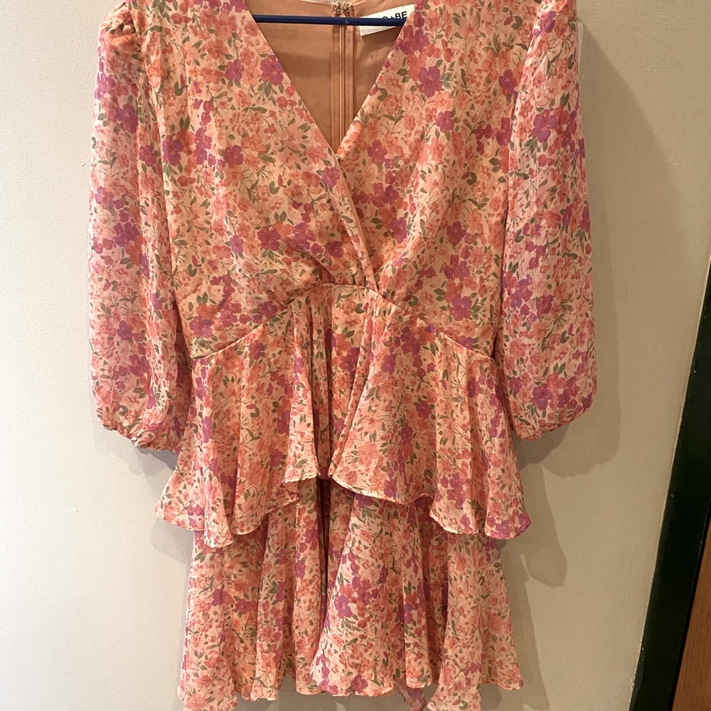 Pink Floral DO+BE dress